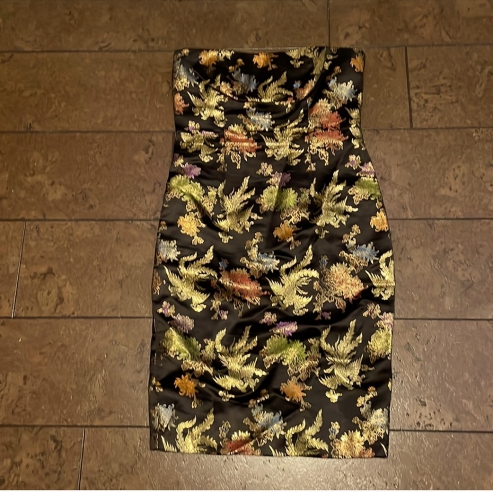 Price Roman y2k Strapless dress